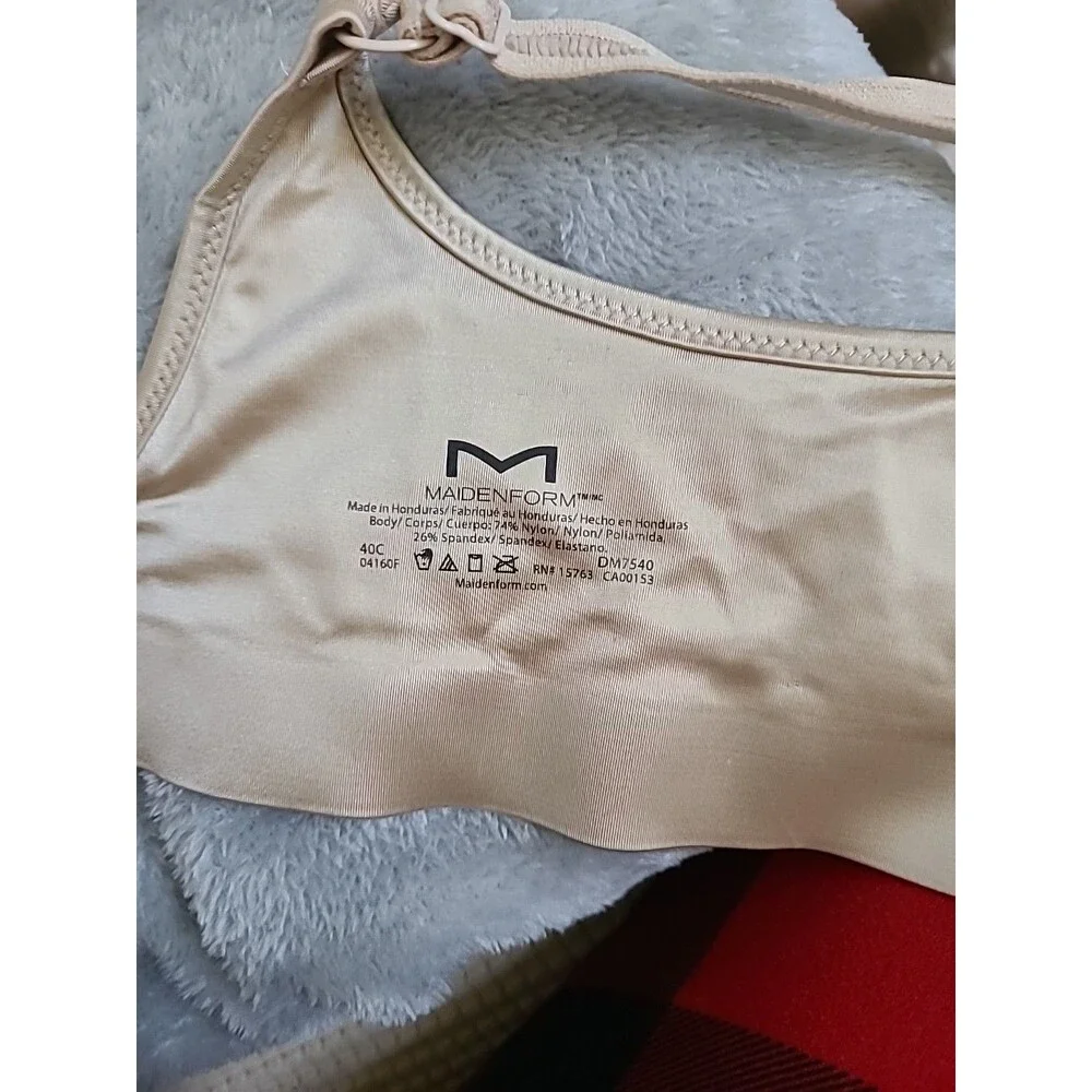 Maidenform Comfort Devotion Convertible Underwire Bra Full Coverage Size 40C